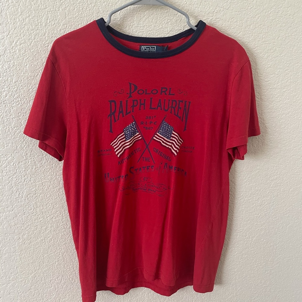 RALPH LAUREN VINTAGE TEE PATRIOTIC